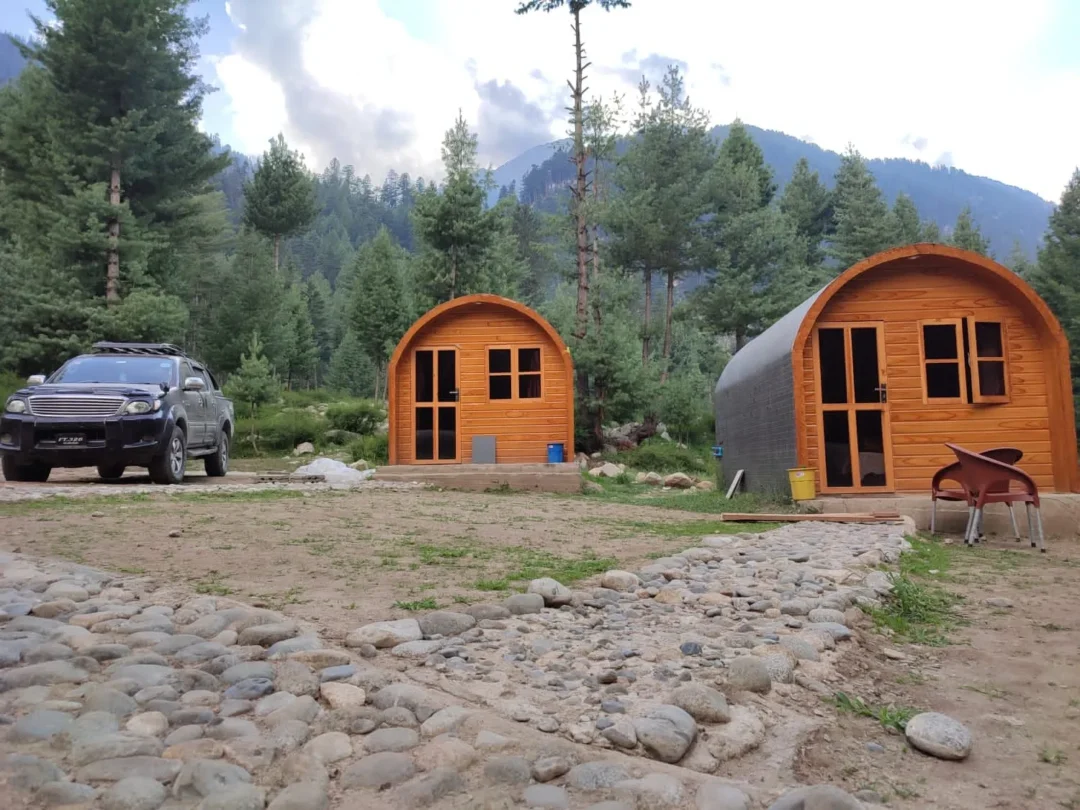 Couple Pods on the banks of the Kumrat Valley Panchkura - Image 3