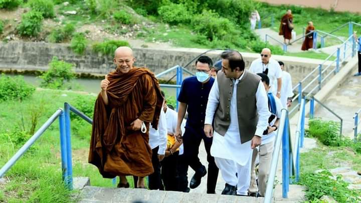 FB_IMG_1657986779259 JaulianThis is the first time in the history of this region that a high-ranked Buddhist monk is visiting Buddhist holy places in Pakistan