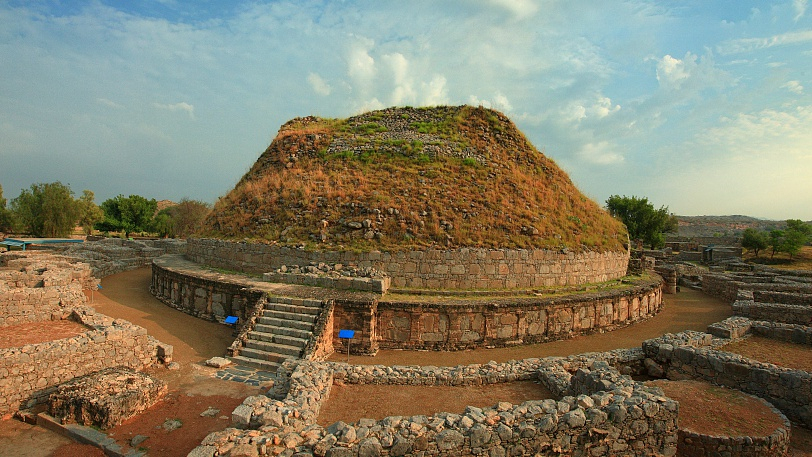 ruins Taxila in Pakistan