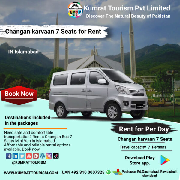 Changan karvaan 7 Seats for Rent