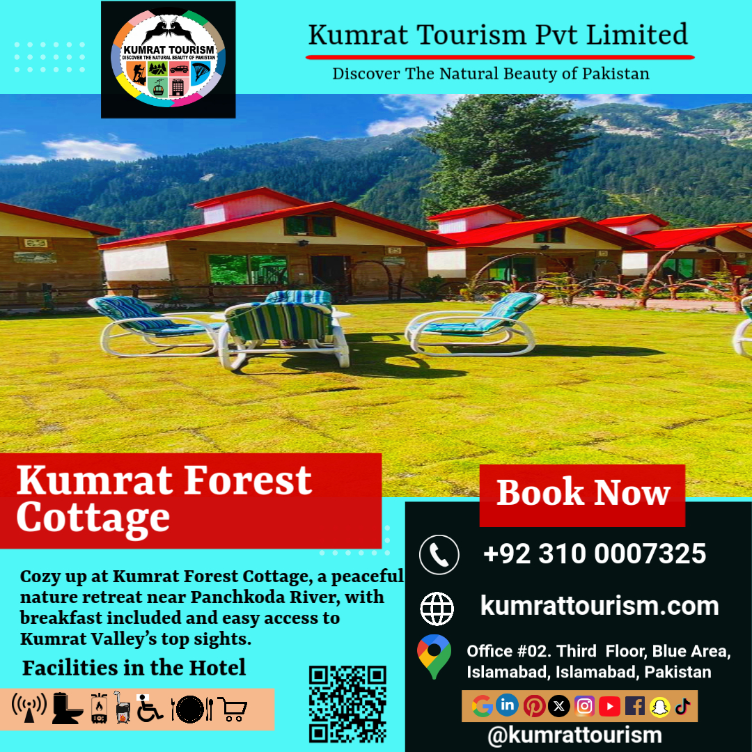 Kumrat Forest Cottage – Cozy Stay by the Panchkoda River