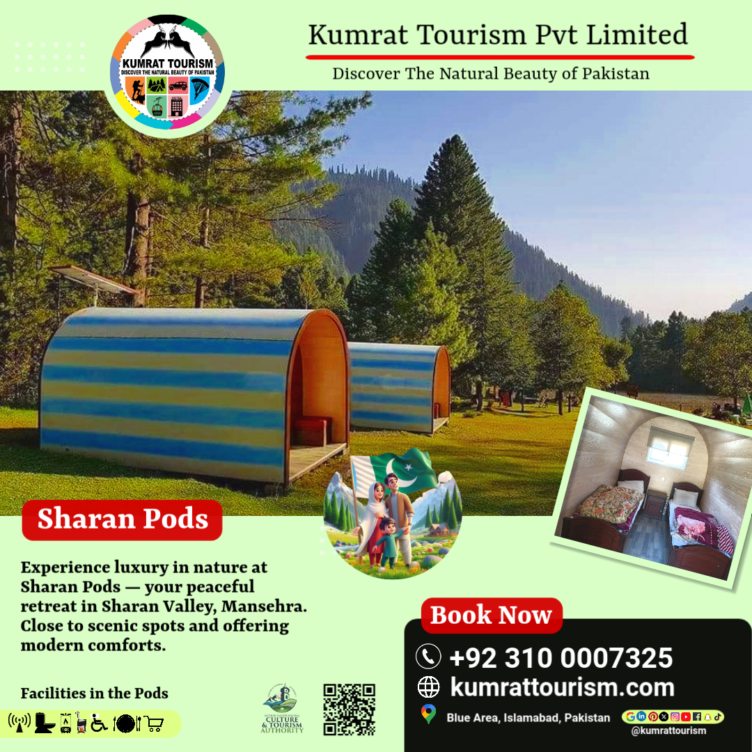 🌲✨ Sharan Pods – Luxurious Stay in Sharan Valley, Mansehra 🌄