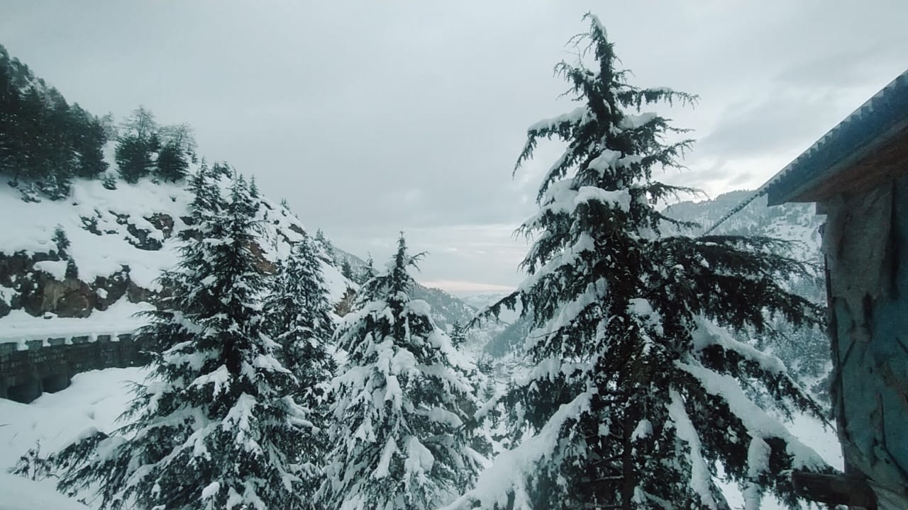 These Beautiful Landscapes Are at Lowari Top District Dir Chitral Road Khyber Pakhtunkhwa Pakistan A Winter Wonderland!