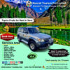 Toyota Prado 4x4 Jeep Rental in Swat for Kalam Valley, Malam Jabba, and Mahodand Lake